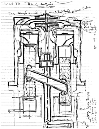 Illustration for article titled DeLorean's Next Radical Idea Was This Never-Before-Seen Engine